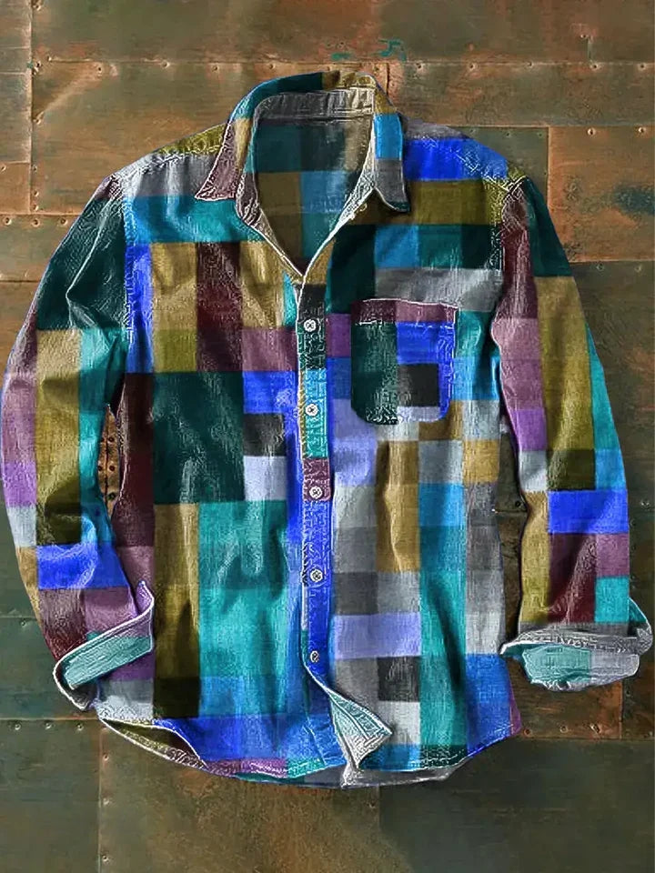 Spencer | Blokjesblouse